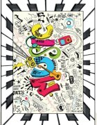 Chilai Home Covor antiderapant pentru copii 150x200 cm Music
