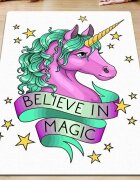 Chilai Home Covor antiderapant pentru copii Belive In Magic 150x200 cm