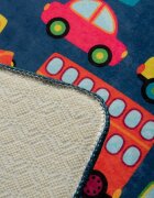 Chilai Home Covor antiderapant pentru copii Cars Blue 150x200 cm