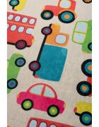 Chilai Home Covor antiderapant pentru copii Cars Ekru 100x150 cm