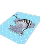 Chilai Home Covor antiderapant pentru copii Elephant Sleep 150x200 cm