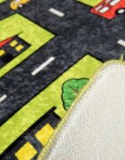 Chilai Home Covor antiderapant pentru copii Green City 150x200 cm