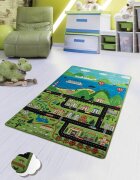 Chilai Home Covor antiderapant pentru copii Happy City 150x200 cm