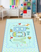 Chilai Home Covor antiderapant pentru copii Its a Boy 150x200 cm