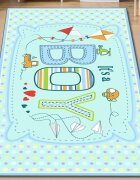 Chilai Home Covor antiderapant pentru copii Its a Boy 150x200 cm