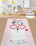 Chilai Home Covor antiderapant pentru copii Llama not Drama 150x200 cm