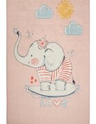 Chilai Home Covor antiderapant pentru copii Lovely Pink 150x200 cm