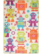 Chilai Home Covor antiderapant pentru copii Robot 150x200 cm