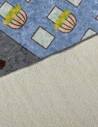 Chilai Home Covor antiderapant pentru copii Small Town gri 150x200 cm