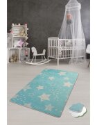 Chilai Home Covor antiderapant pentru copii Stars Blue 150x200 cm