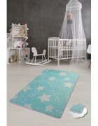 Chilai Home Covor antiderapant pentru copii Stars Blue 150x200 cm