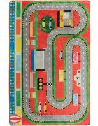 Chilai Home Covor antiderapant pentru copii Station Red 150x200 cm