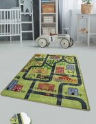Chilai Home Covor antiderapant pentru copii Town Green 150x200 cm