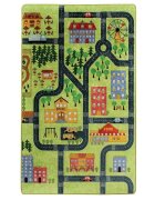 Chilai Home Covor antiderapant pentru copii Town Green 150x200 cm