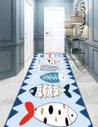 Chilai Home Covor de bucatarie antiderapant 80x150 cm Le Poisson