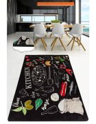 Chilai Home Covor de bucatarie antiderapant 80x150 cm Pizza Italiana