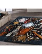 Chilai Home Covor de bucatarie antiderapant 80x150 cm Spice Black