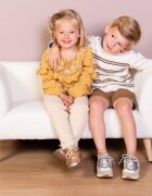 Childhome Canapea pentru copii Teddy alb