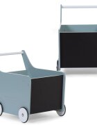 Childhome Carucior cu spatiu depozitare si tabla de scris lemn menta