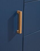 Childhome Comoda Bold Blue 137x77x98 cm cu masa de infasat
