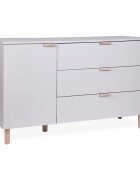Childhome Comoda Clay 137x77x98 cm cu masa de infasat