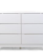 Childhome Comoda Jota 118.1x73.3x100.2 cm cu masa de infasat Mdf Alb