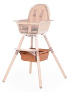 Childhome Cos accesorii pentru scaun de masa Evolu aspect piele maro