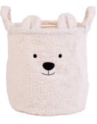 Childhome Cos depozitare 30x30x30 cm Teddy alb