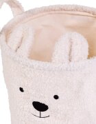 Childhome Cos depozitare 40x40x40 cm Teddy alb