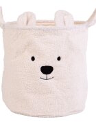 Childhome Cos depozitare 40x40x40 cm Teddy alb