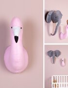 Childhome Decoratiune perete 15x28x36 cm Flamingo