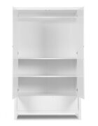 Childhome Dulap Quadro White 110x58x185 cm MDF Alb