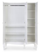 Childhome Dulap Romantic 136.8x60.3x190 cm Mdf Alb