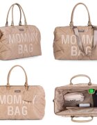 Childhome Geanta de infasat matlasata Mommy Bag bej