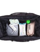 Childhome Geanta de infasat matlasata Mommy Bag negru
