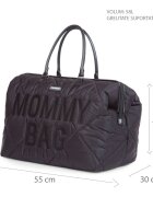 Childhome Geanta de infasat matlasata Mommy Bag negru