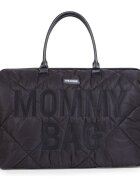 Childhome Geanta de infasat matlasata Mommy Bag negru