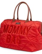 Childhome Geanta de infasat matlasata Mommy Bag rosu
