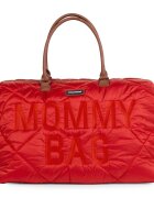 Childhome Geanta de infasat matlasata Mommy Bag rosu