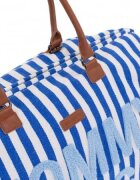 Childhome Geanta de infasat Mommy Bag albastru alb