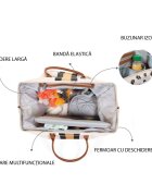 Childhome Geanta de infasat Mommy Bag Ivoire