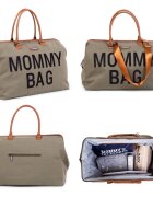 Childhome Geanta de infasat Mommy Bag kaki