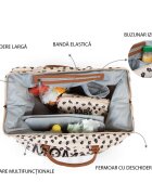 Childhome Geanta de infasat Mommy Bag Leopard
