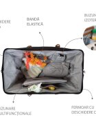 Childhome Geanta de infasat Mommy Bag negru