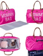 Childhome Geanta de infasat mommy bag pop pink