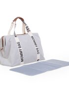 Childhome Geanta de infasat Mommy Bag Signature alb