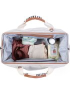 Childhome Geanta de infasat Mommy Bag Signature alb
