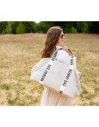 Childhome Geanta de infasat Mommy Bag Signature alb