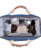 Childhome Geanta de infasat Mommy Bag Signature indigo