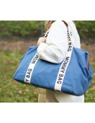 Childhome Geanta de infasat Mommy Bag Signature indigo